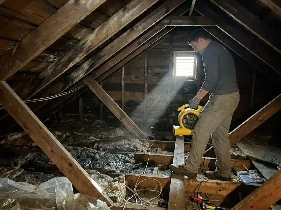 attic-water-damage-drying-proc-007 — frequently asked questions, Emergency Water Extraction & 24/7 Flood Response in Flower…